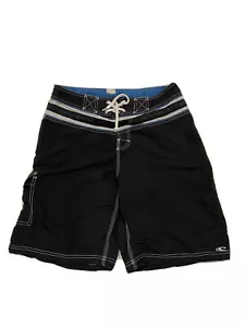 Pantalones cortos de tabla O'Neill baúles negros para hombre talla 32 vintage en buen estado - Imagen 1 de 5