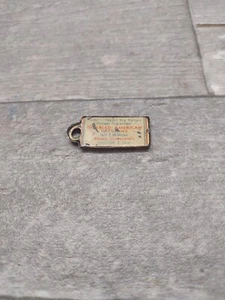 Vtg 1956 Ohio DAV New York License Tag Mini Keychain Disabled American - Picture 1 of 2