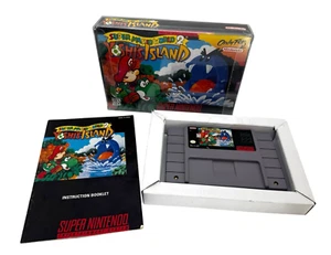 Super Nintendo Super Mario World 2 Yoshi's Island SNES Game With Box and Manual - Picture 1 of 12