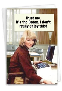 1 Funny Anniversary Card with Envelope - Trust Me C9143ANG-WA - Picture 1 of 6