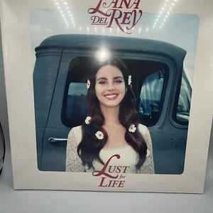 Lana Del Rey Lust For Life Ltd Edn Coke Bottle Clear Vinyl 2LP SEAL 1ST EDITION - Picture 1 of 6