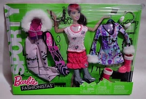 NUEVO EN CAJA 2010 RARO BARBIE TERESA RAOURCE VERANO PAQUETE DE 3 FASHIONISTAS MODA DEPORTIVA - Imagen 1 de 9