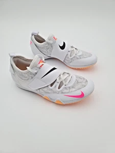 Nike Zoom Pole Vault Elite 3 Pista Blanco Rosa Naranja Talla 11.5 - Imagen 1 de 6