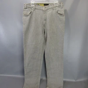 Vintage Levi's Silver Tab schlanke Herrenjeans Größe 34 x 34 hergestellt in den USA 1990er 100 % Baumwolle - Bild 1 von 11