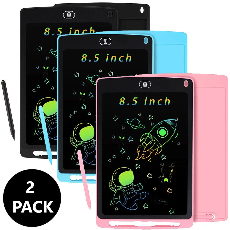 LCD Zeichentablett für Kinder pädagogisches Kinderspielzeug 2er Pack LCD Schreibtablett - Bild 1 von 1