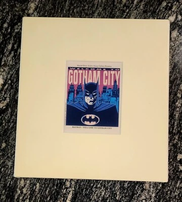11"X 12" Steve Kaufman "Pop ART" Warner Bros. Tarjeta de galería Studio Store "BATMAN" Foto 1 de 4