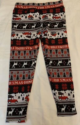 Womens NOBO High Waist Legging Faux Fur Lined Christmas XXXL/3X - Image 1 of 4