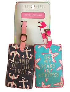 Simply Southern Kofferanhänger, 2 Stück Kofferanhänger Konvolut. - Bild 1 von 6