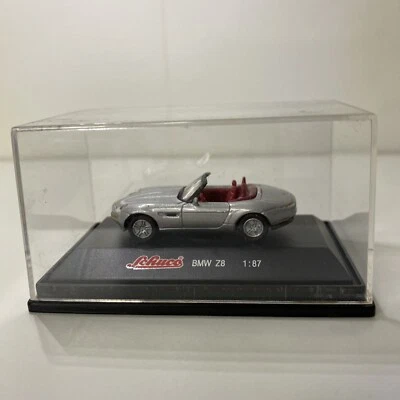 Schuco 1/87 BMW Z8 Cabriolet Argenté Voiture Miniature en Métal Collection  - Photo 1/4