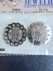 Schmuck Akzente Handwerk Charm Cheyenne Cerney Western Basis 4er-Pack #26832 - Bild 1 von 3