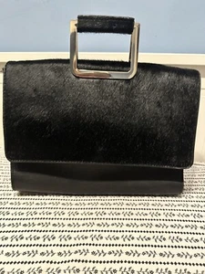 Zara Leather And Fur shoulder Bag - Picture 1 of 6