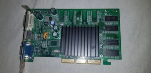 GRAFIKKARTE DELL NVIDIA GEFORCE FX 5200 128MB  AGP DVI VGA TV - Bild 1 von 3