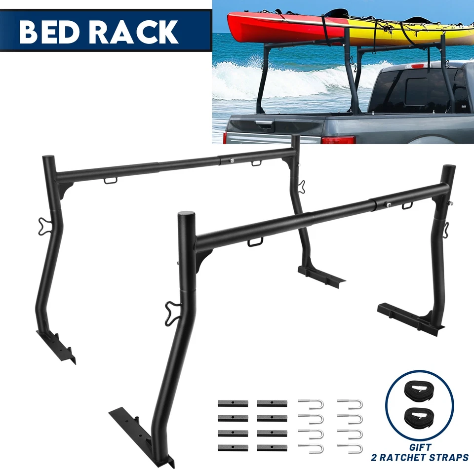 Adjustable Heavy Duty 46-71" Truck Ladder Rack Bed Universal Rack for Most Truck Foto 1 de 4