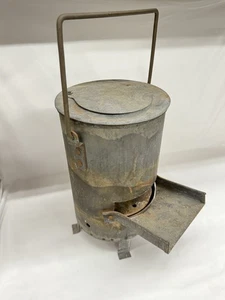 Vintage Handmade Primitive Tinsmith Soldering Iron Coal Blacksmith Stove Furnace - Picture 1 of 7