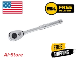 3/8 Drive Ratchet Wrench | 72-Tooth Quick Release | 8.5 Teardrop Handle | - Picture 1 of 5