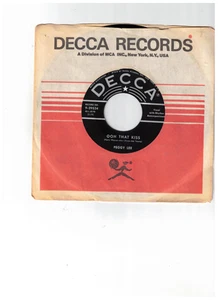 Peggy Lee POP 45 (Decca 9-29534) Ooh That Kiss/Oh! No! NM - Imagen 1 de 2