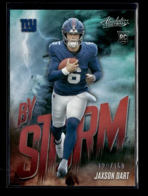 Jaxson Dart 2025 Panini Absolute Football By Storm Red Spectrum RC 120/150 - Image 1 of 2