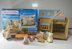 Sylvanian Families Bluebell Cottage & Accessories BOXED - VERY GOOD - Picture 1 of 11