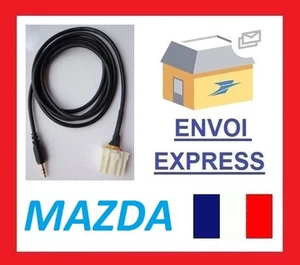 cable 3.5mm Mini Jack AUX In Entrée câble adaptateur audio pour Mazda iphone - Imagen 1 de 1