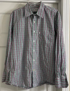 Barbour Logo Gingham Plaid L/S Button Up Hemd Herren Gr. M Regular Fit! - Bild 1 von 4