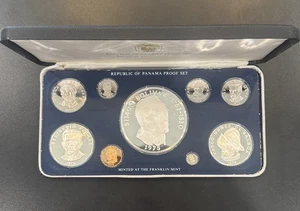 The 1975 Coinage Of The Republic Of Panama Proof Set - WITH OGP & COA - Picture 1 of 5