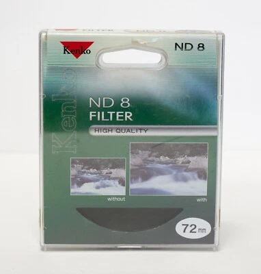 Kenko 72mm ND-8 (ND0.9) - 3 Stops Neutral Density Filter - Image 1 of 4