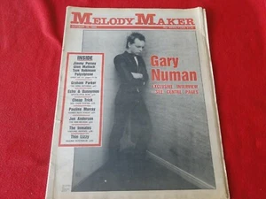 Vintage Rock N Roll Newspaper Magazine Melody Maker 1980 Gary Numan P19 - Picture 1 of 10