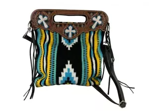 Borsa coperta sella Showman Southwest con croci - Foto 1 di 1