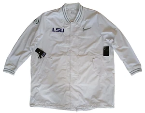 NUEVO LSU Tigers Jugador Universitario Chaqueta Lateral 4XL NUEVO CON ETIQUETAS Nike Blanco - Imagen 1 de 7