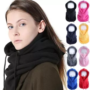 Windproof Fleece Neck Winter Warm Balaclava Ski Full Face Mask for Cold Weather - Picture 1 of 28