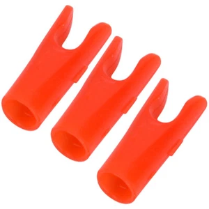 BLACK S 50Pcs Archery Nocks Insert Pin Shaft Tails Hunting Shooting DIY DS - Picture 1 of 21