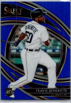 2020 Panini Select #160 Travis Demeritte Blue #/149 - Image 1 of 2