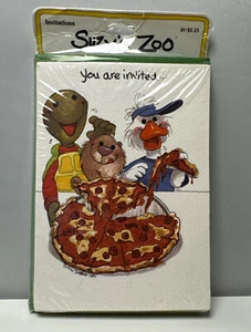 Suzy's Zoo Party Einladungen 10 Stück Vintage IN775 Sie sind eingeladen, bringen Sie Ihre App mit... - Bild 1 von 13