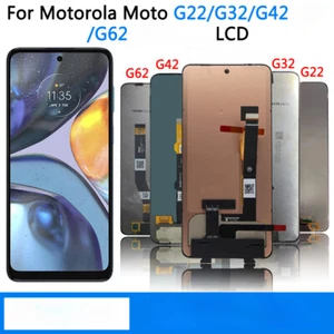 Repuesto Digitalizador Pantalla Táctil Pantalla LCD Para Motorola Moto G22 G32 G42 G62 - Imagen 1 de 9