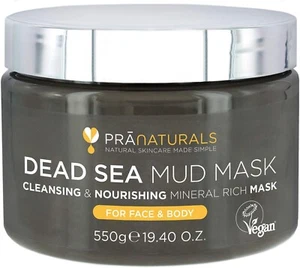 Dead Sea Mud Mask 550g Organic, Natural & Vegan, Cruelty-Free Cosmetic - Mineral - Picture 1 of 9