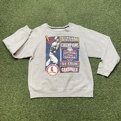 Suéter Cardinals L 90s St. Louis Starter MLB Béisbol Día del Juego Pullover Foto 1 de 4