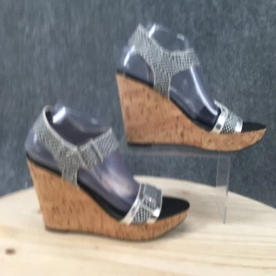 Sandalias Circus By Sam Edelman para mujer 9 M Sawyer tacones de cuña negros Foto 1 de 4