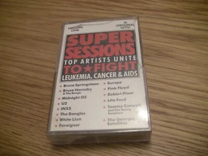 Super Session: Top Artists Unite Vol 1 Cassette with Pink Floyd, Inxs, U2 - Picture 1 of 8
