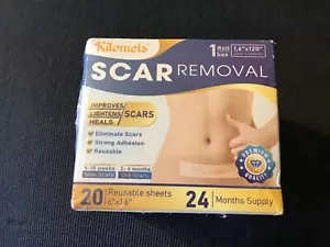 Silicone Scar Sheets (1.6" x 120”- 300cm) Scar Removal Gel Tape, Strips, Pads - Picture 1 of 4