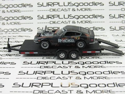 Hot Wheels 1:64 LOOSE Motor Trend: 1971 '71 DATSUN 240Z ROTSUN w/Car Trailer - Image 1 of 4