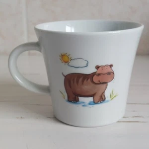 Kahla Germany Hippo Mug Cup Small H 7.5cm Children Animal Print Ceramic - Picture 1 of 12