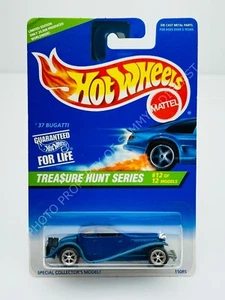 Hot Wheels 1996 Treasure Hunt Series '37 BUGATTI NEW in BLISTER !!! - Picture 1 of 2