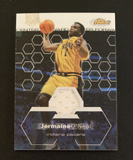 Jermaine O'Neal 2002-03 Topps Finest jersey patch card #133,  SP 013/999 Pacers