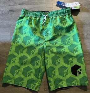 Minecraft Swim Bathing Shorts for Boys UPF 50 LARGE NWT - Picture 1 of 1