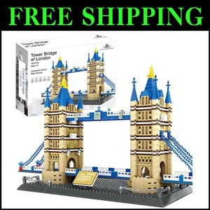 Educational Tower Bridge Building Block Set - 1,052 Pieces of Historical Fun - Picture 1 of 10