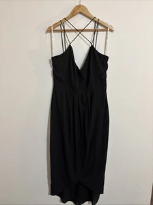Tokito Collection Size 14 Women’s Maxi Dress Black V-Neck Strappy Sleeveless - Picture 1 of 11