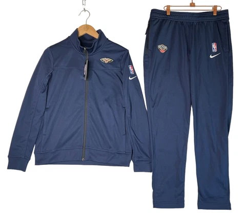 Women's Nike Dri-Fit NBA New Orleans Pelicans Track Suit Jacket & Pants Medium Cover