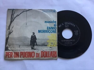 (coll)  ENNIO MORRICONE Per un pugno di dollari  45 GIRI Vinile - Picture 1 of 2