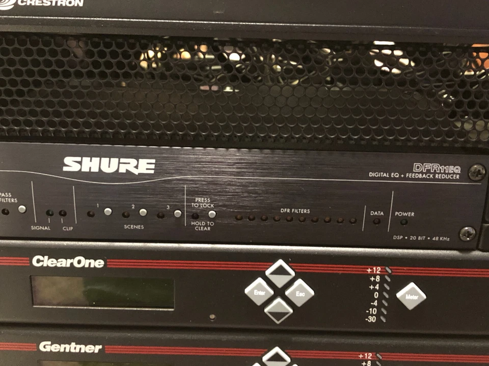 Shure DFR11EQ Half Rack 1U Digital EQ Feedback Reducer Equalizer W/EARS #L232 - Image 1 of 1