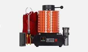 Upgraded 3KG Melting Furnace Kit Gold Silver Smelter+Casting Ingot Mould 220V - Picture 1 of 11